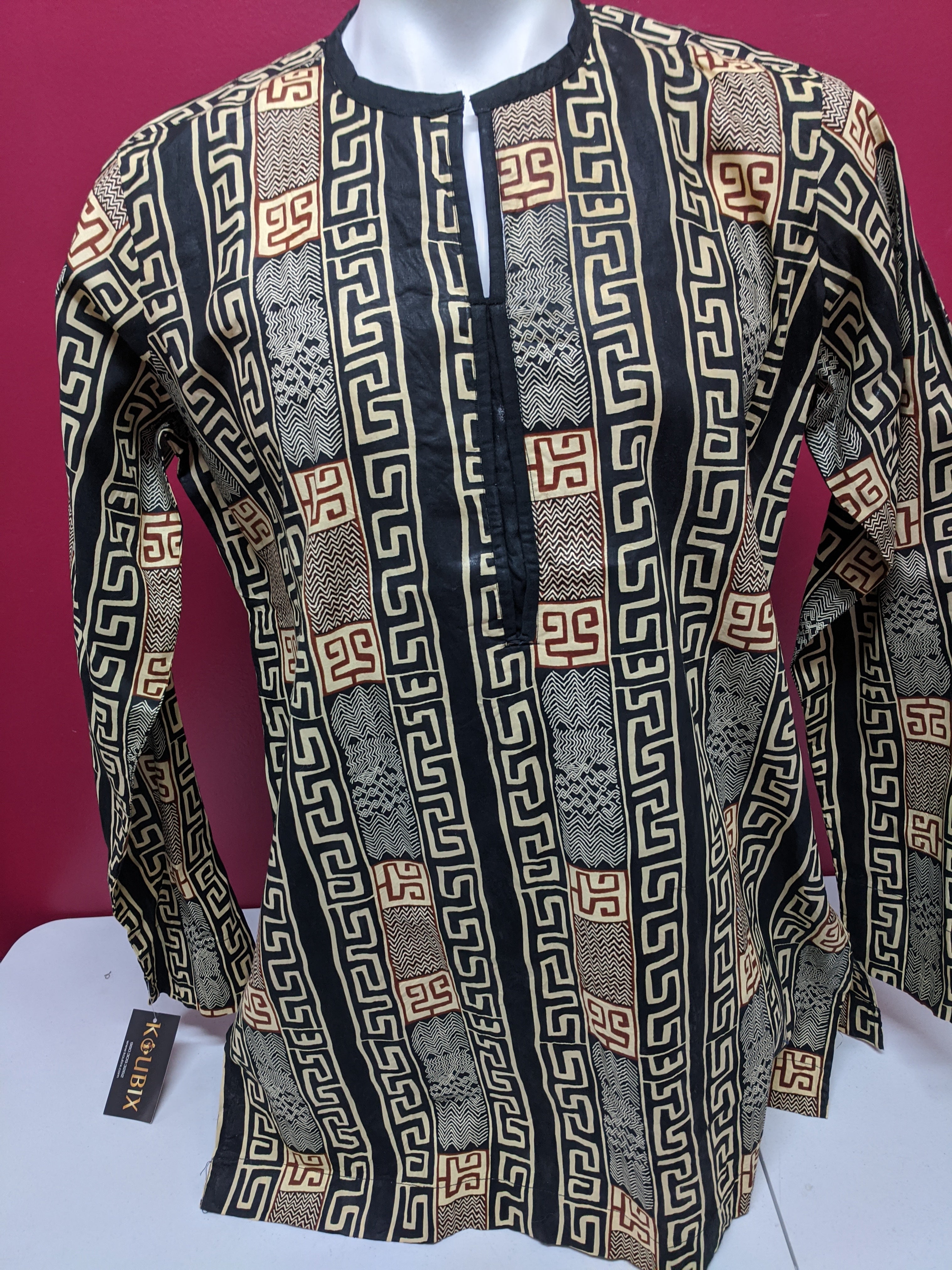 African mens dashiki. Koala versace print design