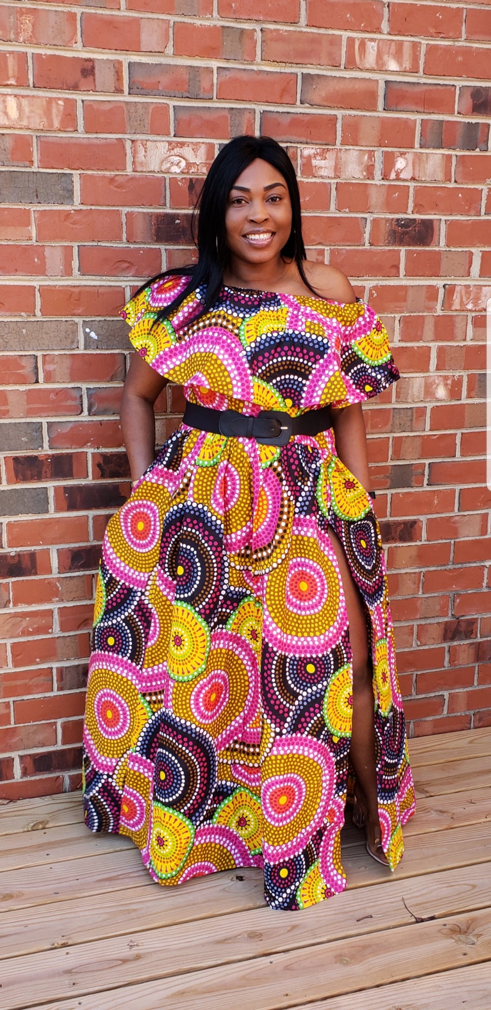 Abuja Slit Dress
