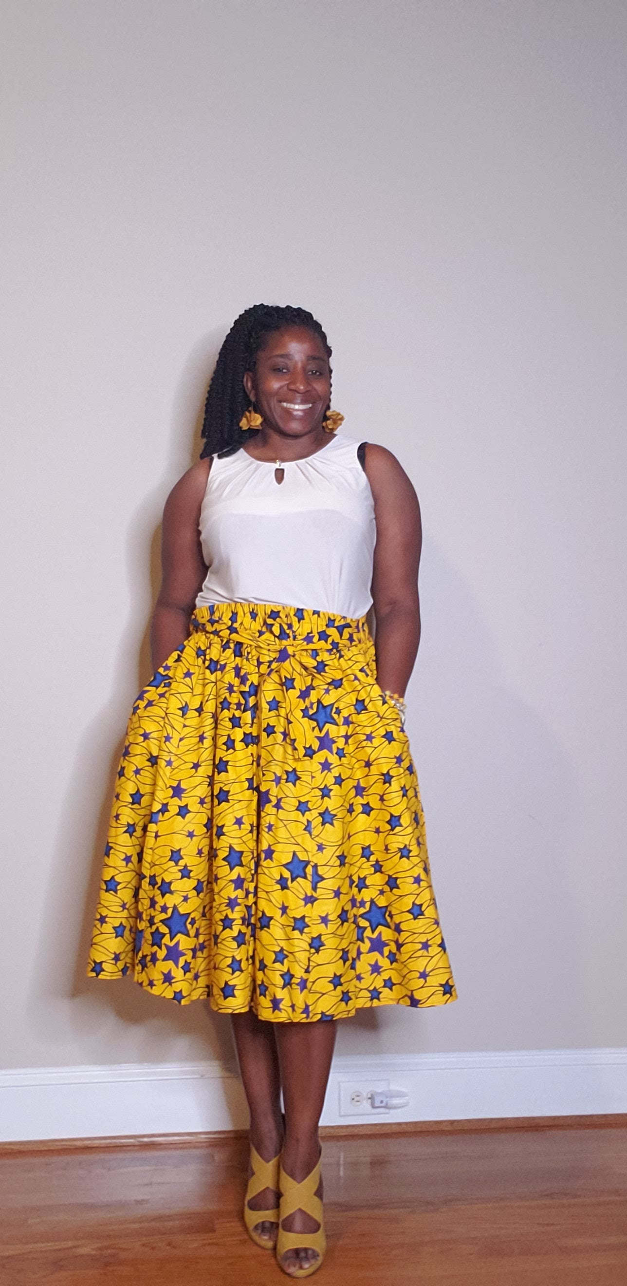 Lagos Star Midi Skirt