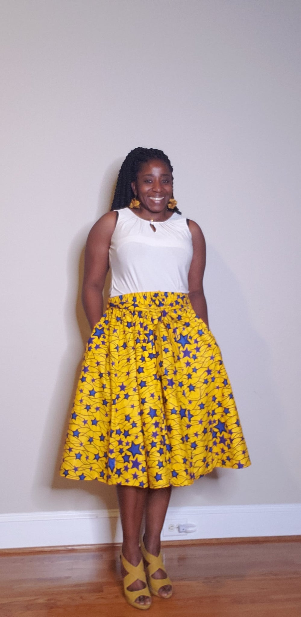 Lagos Star Midi Skirt