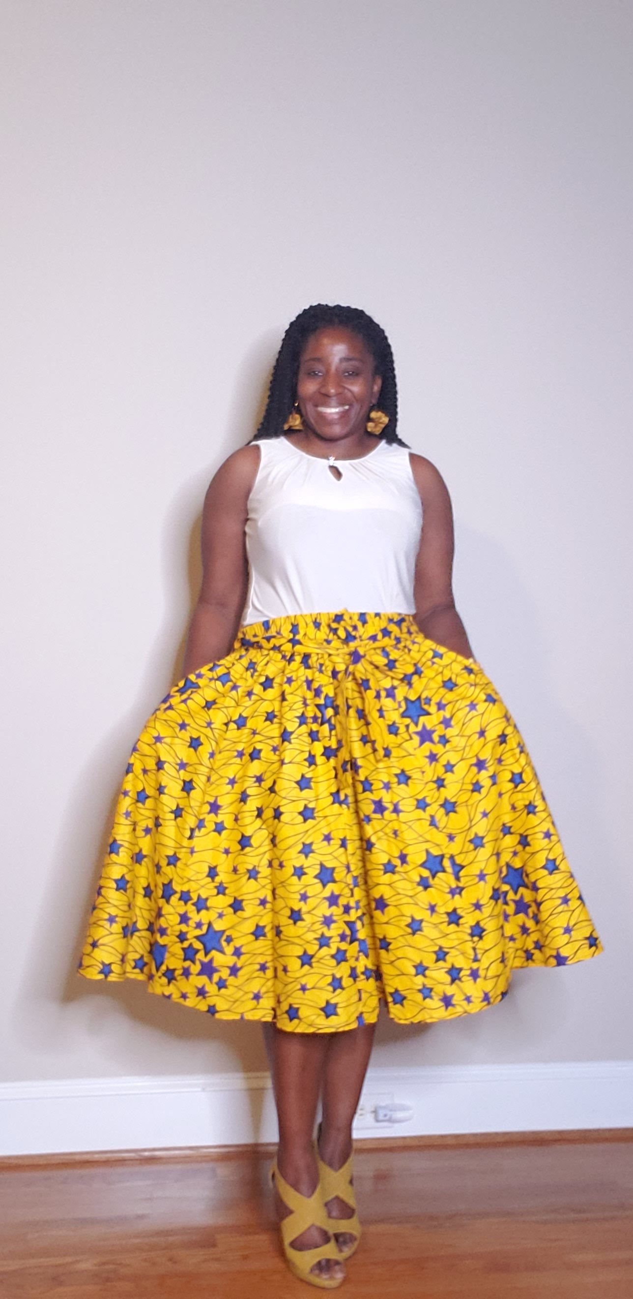 Lagos Star Midi Skirt