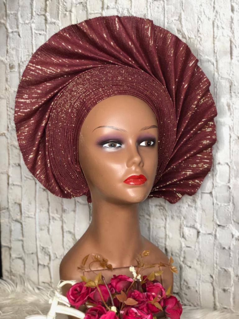 African headwrap/ Nigerian party headwrap/ Auto gele