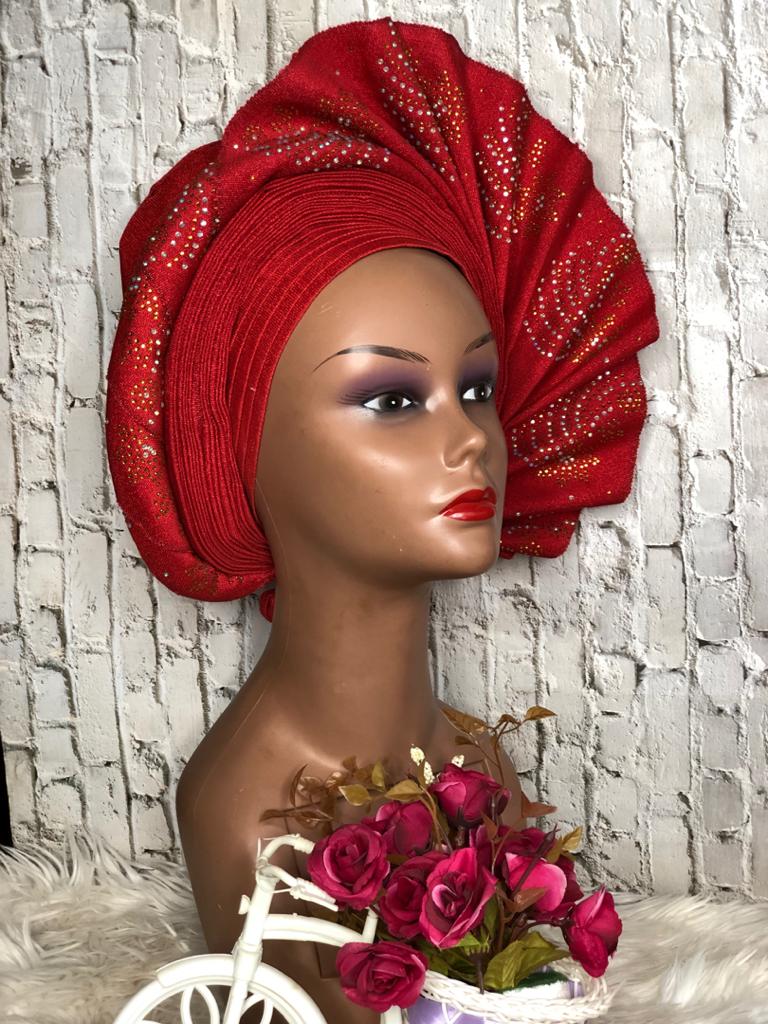 African headwrap/ Nigerian party headwrap/ Auto gele