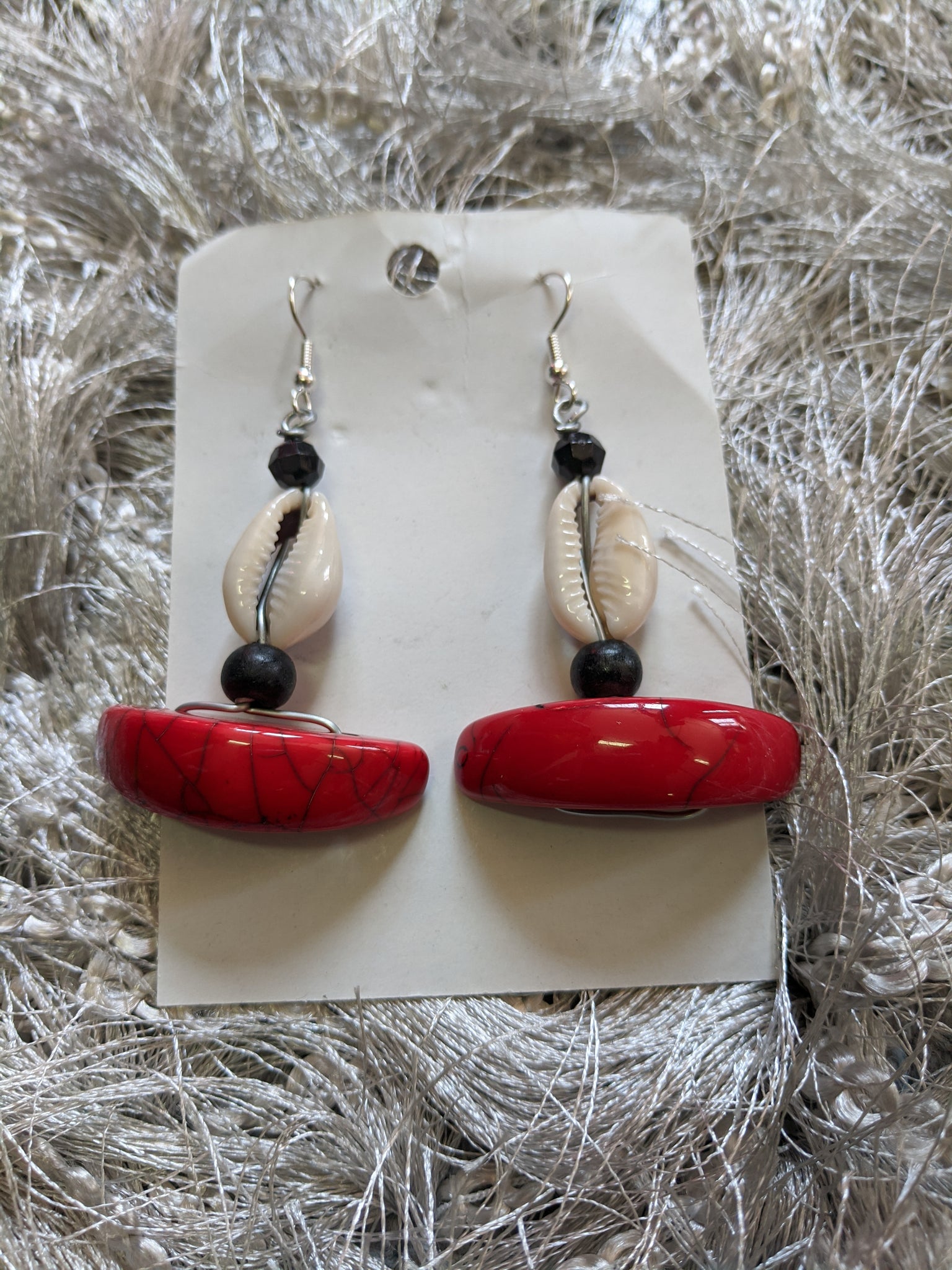 Handmade shell earrings